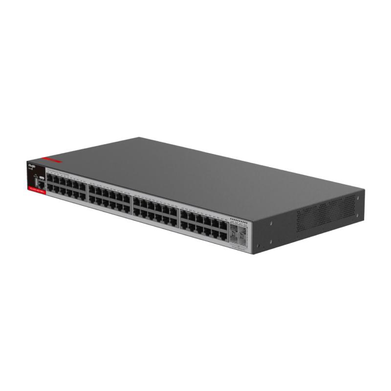 RUIJIE RG-S2915-48GT4MS-L 48 PORT 10/100/1000 4 PORT 1/2.5GE SFP YONETILIR SWITC