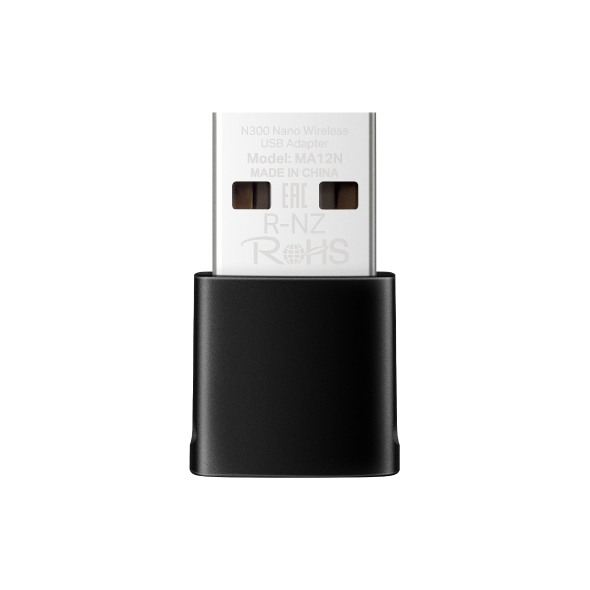 Mercusys MA12N N300 300 Mbps 2.4GHz USB 2.0 Nano Kablosuz Wi-Fi Adaptör